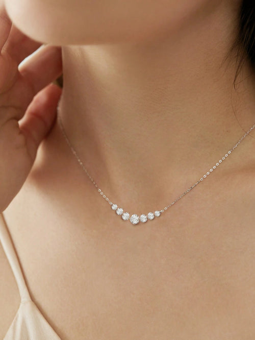 Aurielle Princess Moissanite Necklace