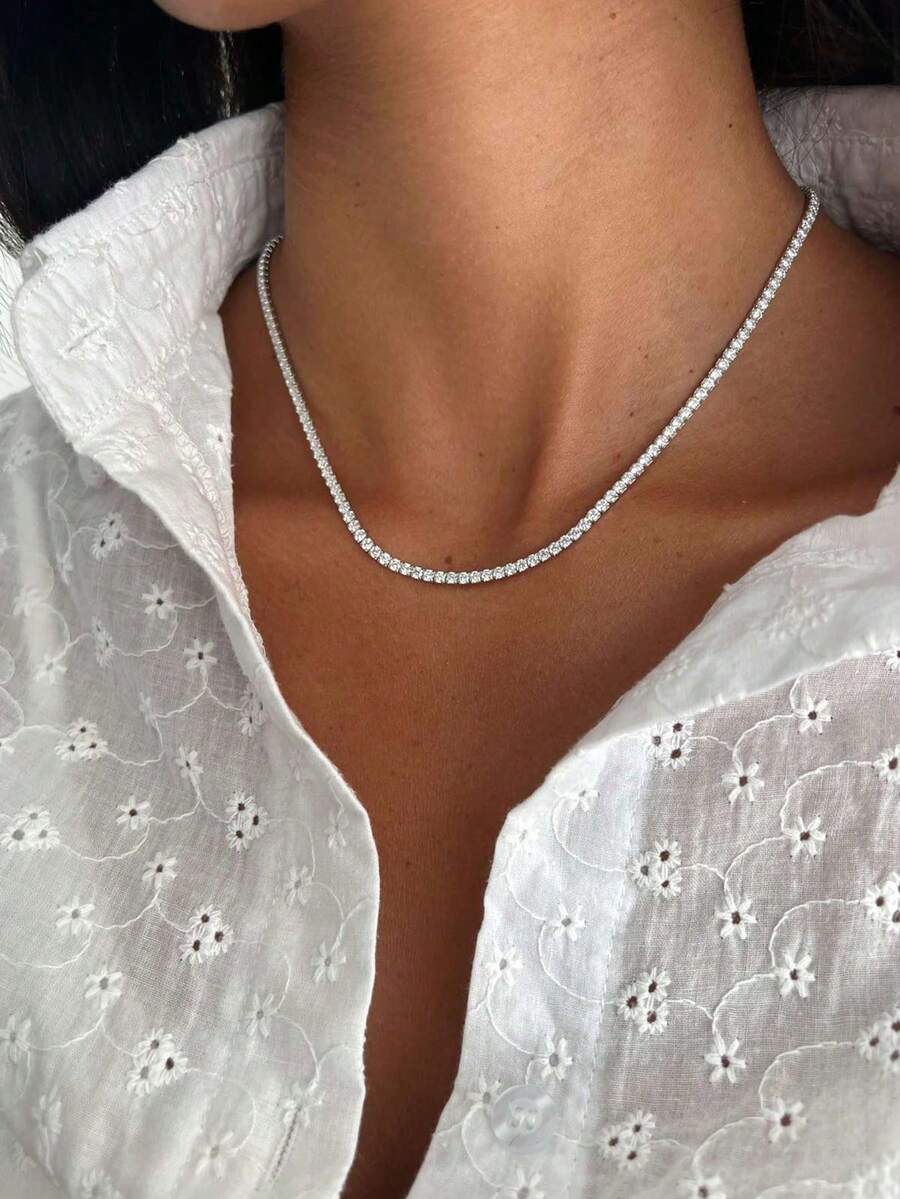 Celeste Moissanite Pendant Necklace