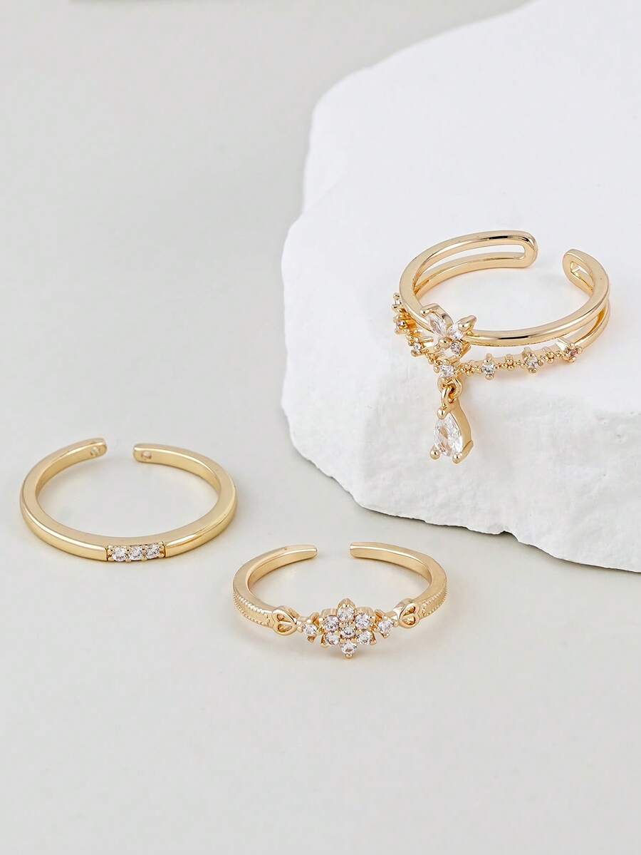 Éclat Bloom Ring Set