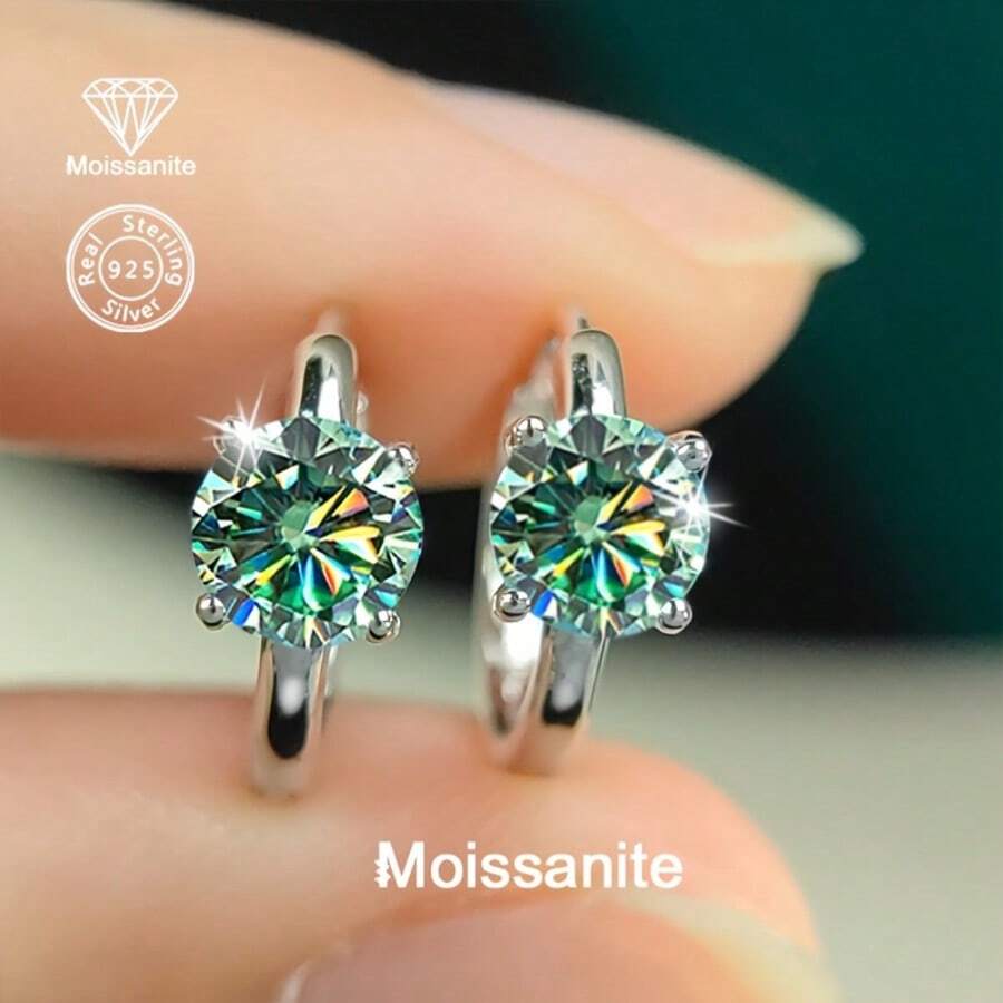 Aurelia Moissanite Drop Earrings