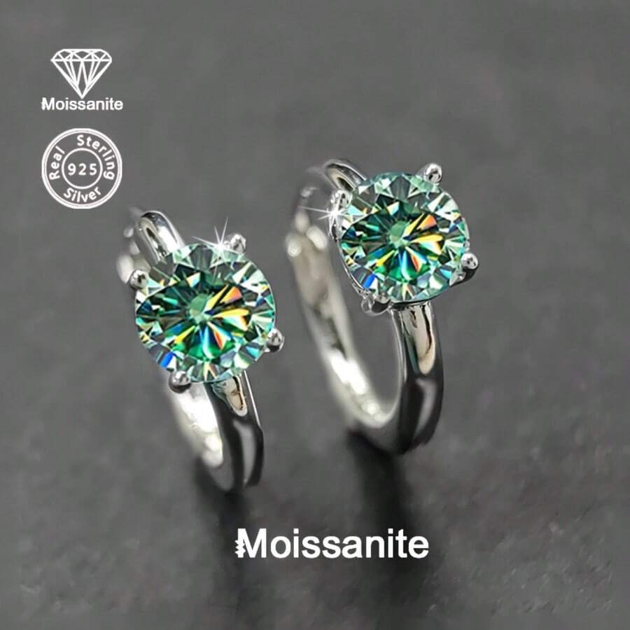 Aurelia Moissanite Drop Earrings