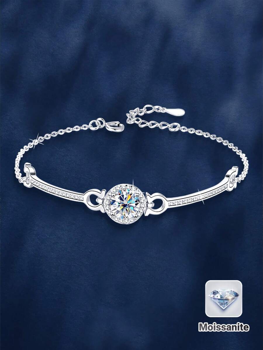 Almas Moissanite Tennis Bracelet