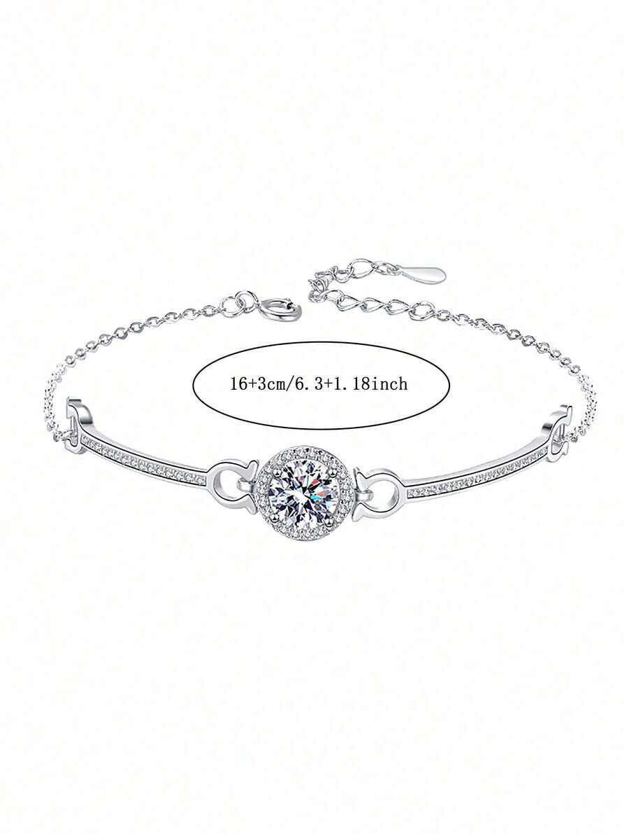 Almas Moissanite Tennis Bracelet