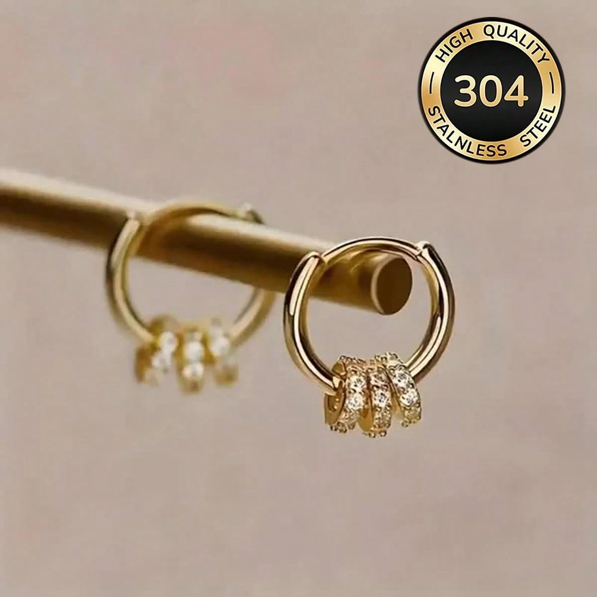 Aurora Éclat Sterling Silver Halo Stud Earrings