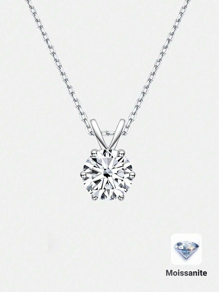 Celestia Moissanite Pendant Necklace
