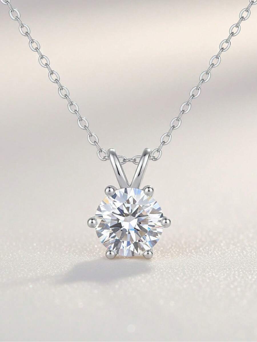 Celestia Moissanite Pendant Necklace