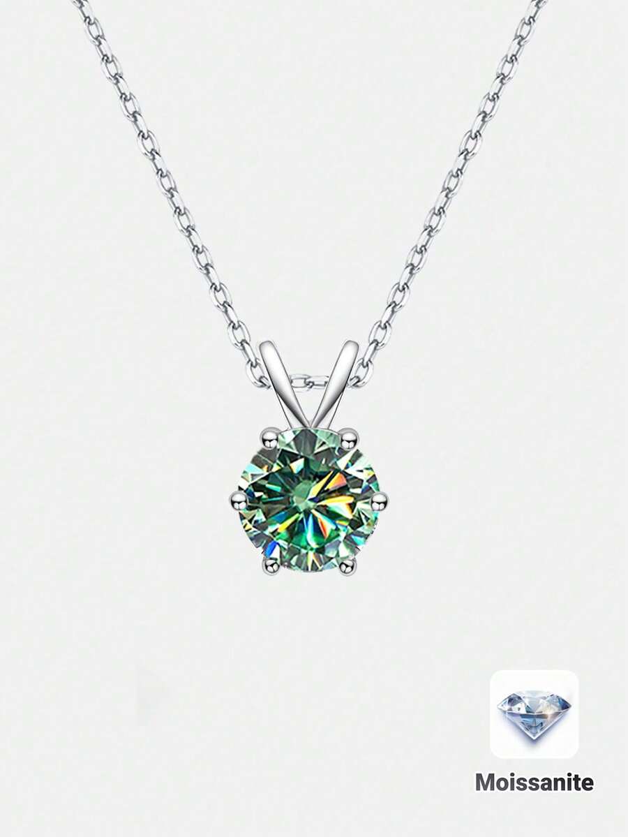 Celestia Moissanite Pendant Necklace
