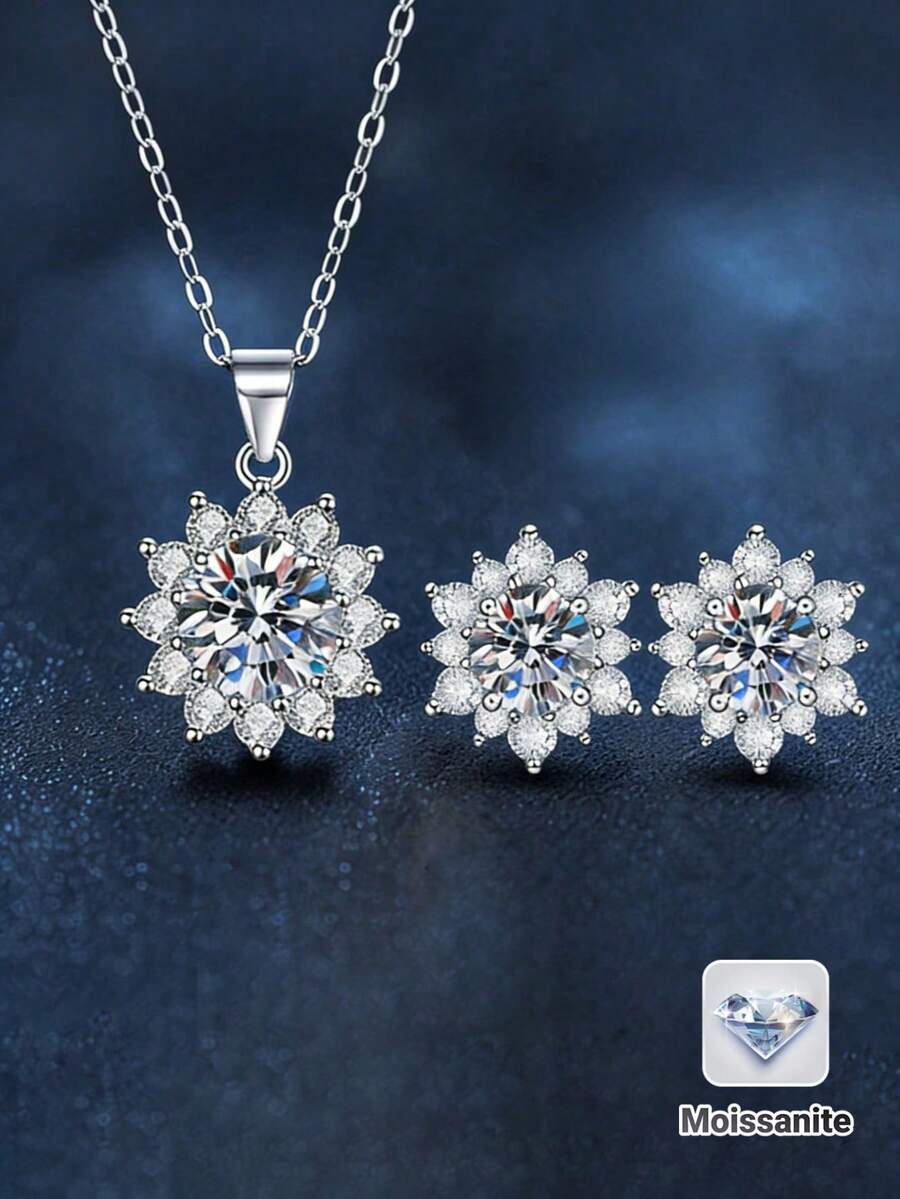Étoile Snowflake Moissanite Jewelry Set